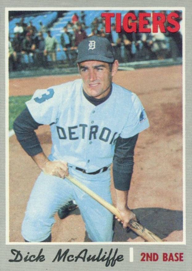 1970 Topps Dick McAuliffe #475 Baseball Card