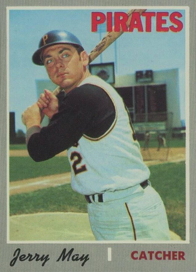 1970 Topps Jerry May #423 Baseball Card