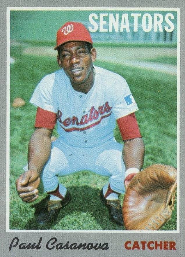 1970 Topps Paul Casanova #84 Baseball Card