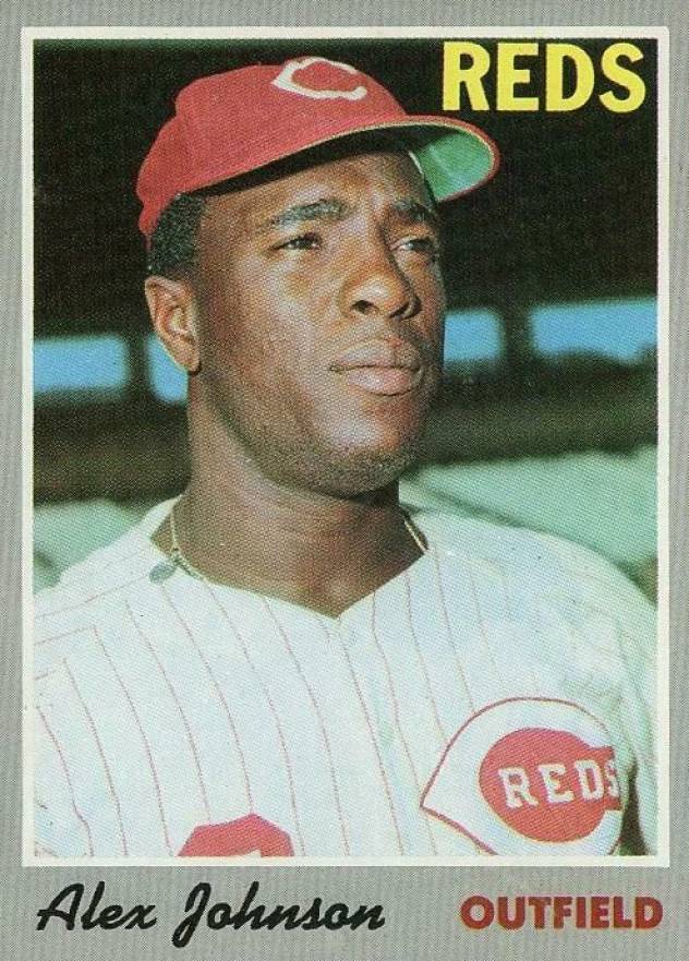 1970 Topps Alex Johnson #115 Baseball Card