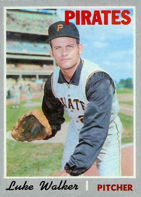 1970 Topps Luke Walker #322 Baseball Card