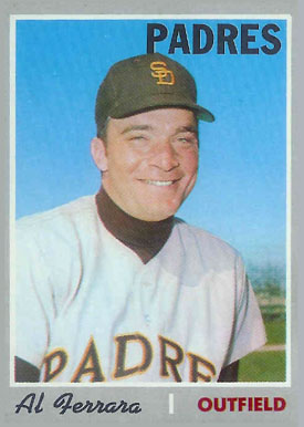 1970 Topps Al Ferrara #345 Baseball Card