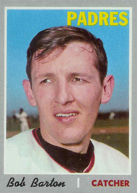 1970 Topps Bob Barton #352 Baseball Card