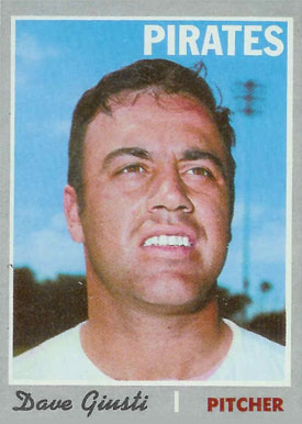 1970 Topps Dave Giusti #372 Baseball Card