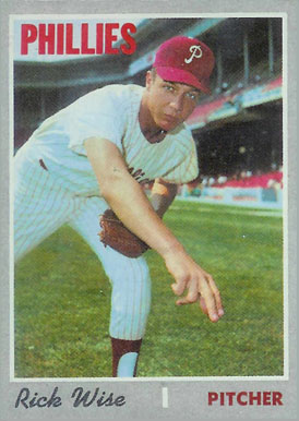 1970 Topps Rick Wise #605 Baseball Card
