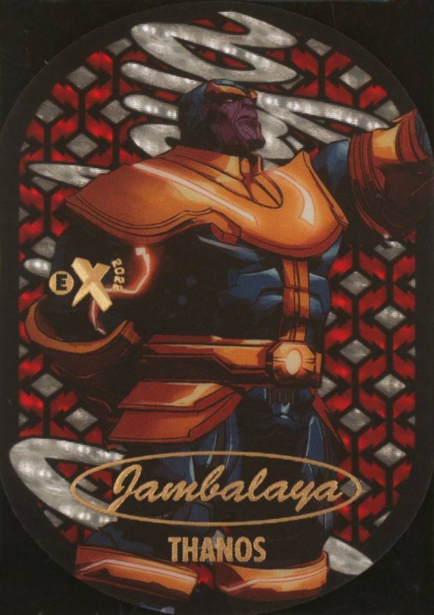 2022 Fleer Ultra Avengers Jambalaya Thanos #25 Non-Sports Card