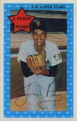 1971 Kellogg's Jim Perry #3a Baseball Card