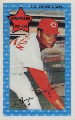 1971 Kellogg's Wayne Simpson #1b Baseball Card