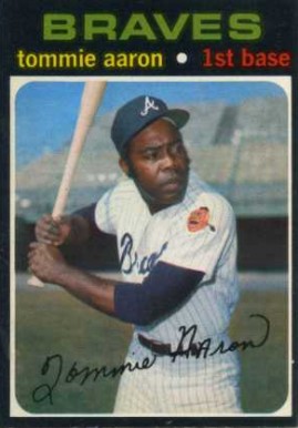 1971 O-Pee-Chee Tommie Aaron #717 Baseball Card