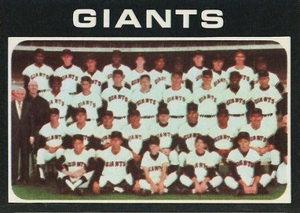 1971 O-Pee-Chee Giants Team #563 Baseball Card