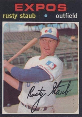 1971 O-Pee-Chee Rusty Staub #560 Baseball Card