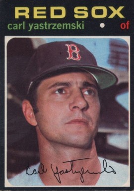 1971 O-Pee-Chee Carl Yastrzemski #530 Baseball Card