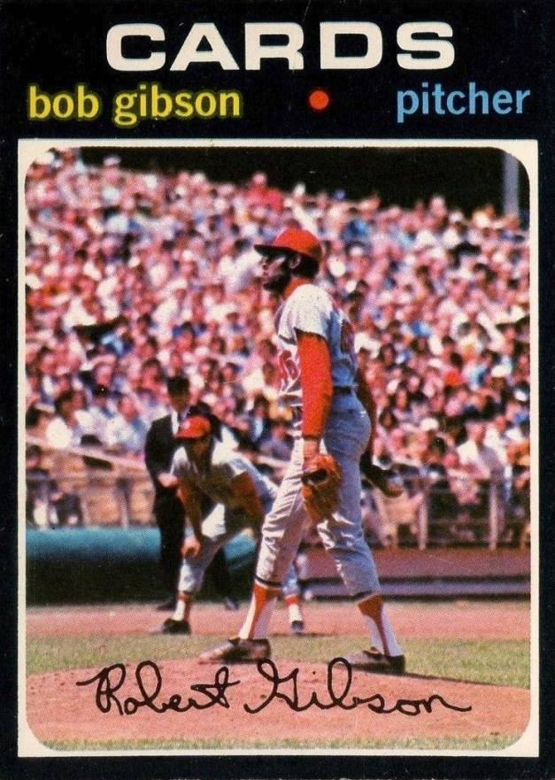 1971 O-Pee-Chee Bob Gibson #450 Baseball Card