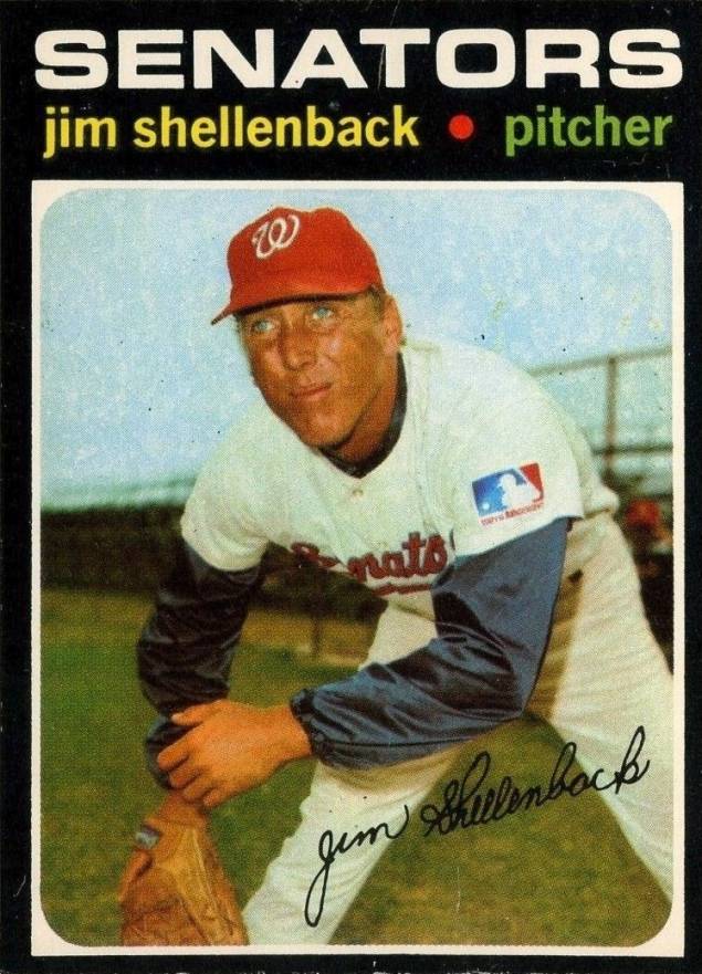 1971 O-Pee-Chee Jim Shellenback #351 Baseball Card