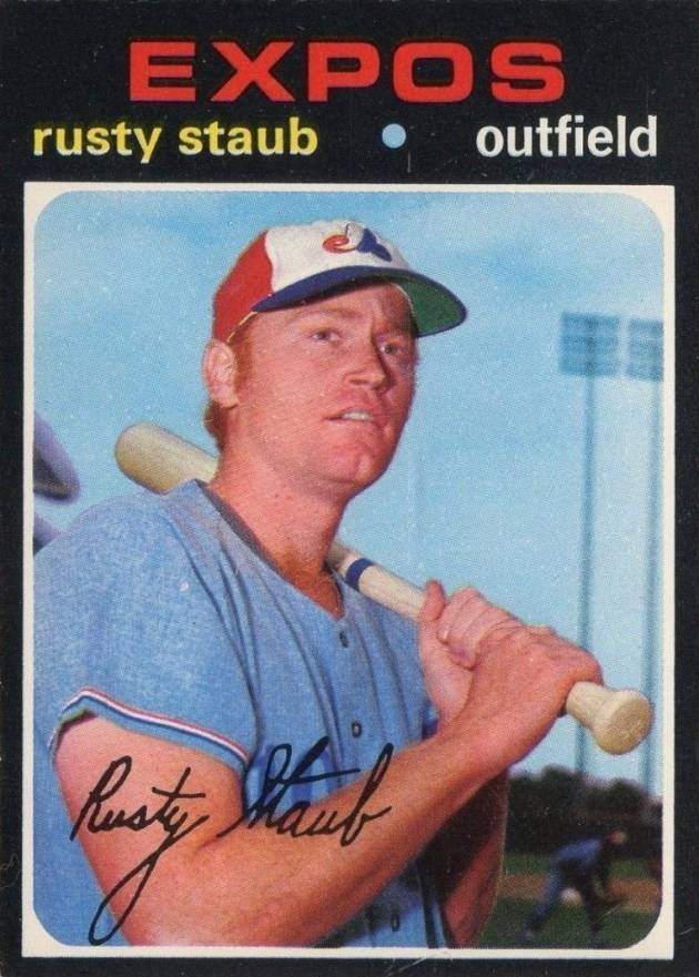 1971 O-Pee-Chee Rusty Staub #289 Baseball Card