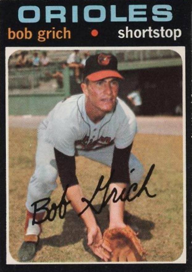 1971 O-Pee-Chee Bob Grich #193 Baseball Card