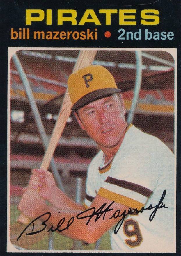 1971 O-Pee-Chee Bill Mazeroski #110 Baseball Card
