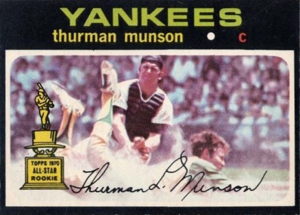 1971 O-Pee-Chee Thurman Munson #5 Baseball Card