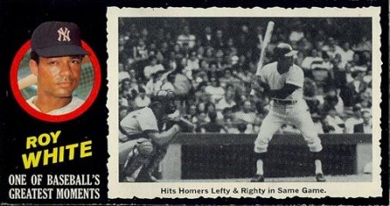 1971 Topps Greatest Moments Roy White #45 Baseball Card