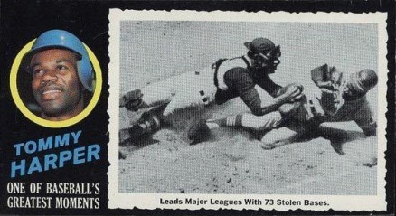 1971 Topps Greatest Moments Tommy Harper #42 Baseball Card