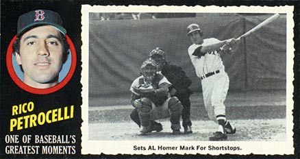 1971 Topps Greatest Moments Rico Petrocelli #39 Baseball Card
