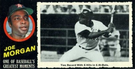 1971 Topps Greatest Moments Joe Morgan #34 Baseball Card