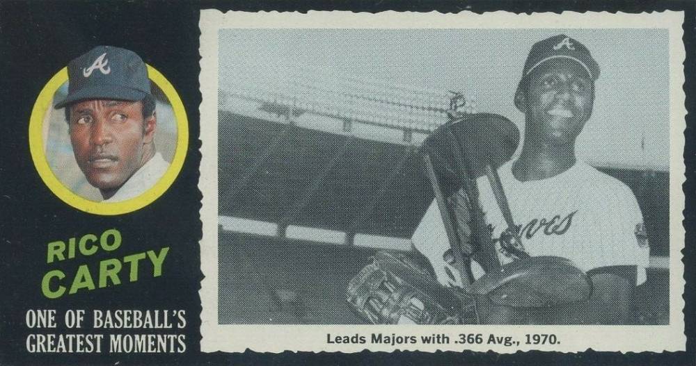 1971 Topps Greatest Moments Rico Carty #3 Baseball Card