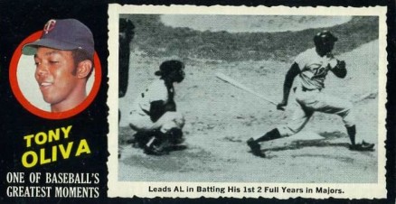 1971 Topps Greatest Moments Tony Oliva #11 Baseball Card