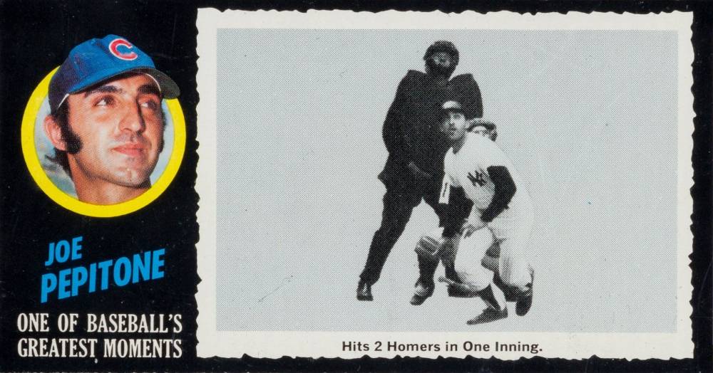 1971 Topps Greatest Moments Joe Pepitone #53 Baseball Card