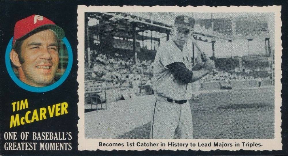 1971 Topps Greatest Moments Tim McCarver #25 Baseball Card