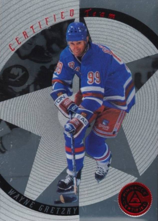 1997 Pinnacle Certified Certified Team Wayne Gretzky #7 Hockey Card