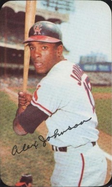 1971 Topps Super Alex Johnson #8 Baseball Card