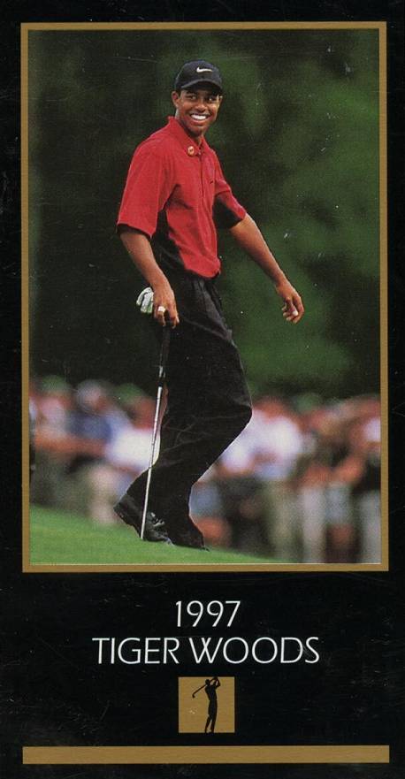 1998 Champions of Golf Masters Collection Tiger Woods # Golf Card