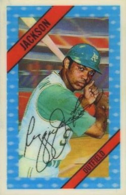 1972 Kellogg's Reggie Jackson #20 Baseball Card