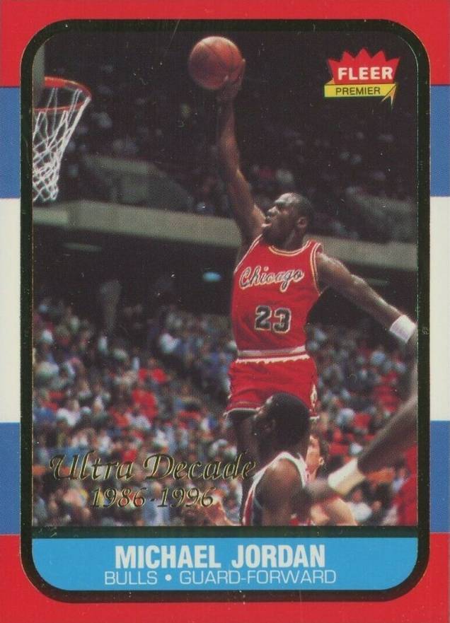 1996 Ultra Decade of Excellence Michael Jordan #U-4 Basketball Card