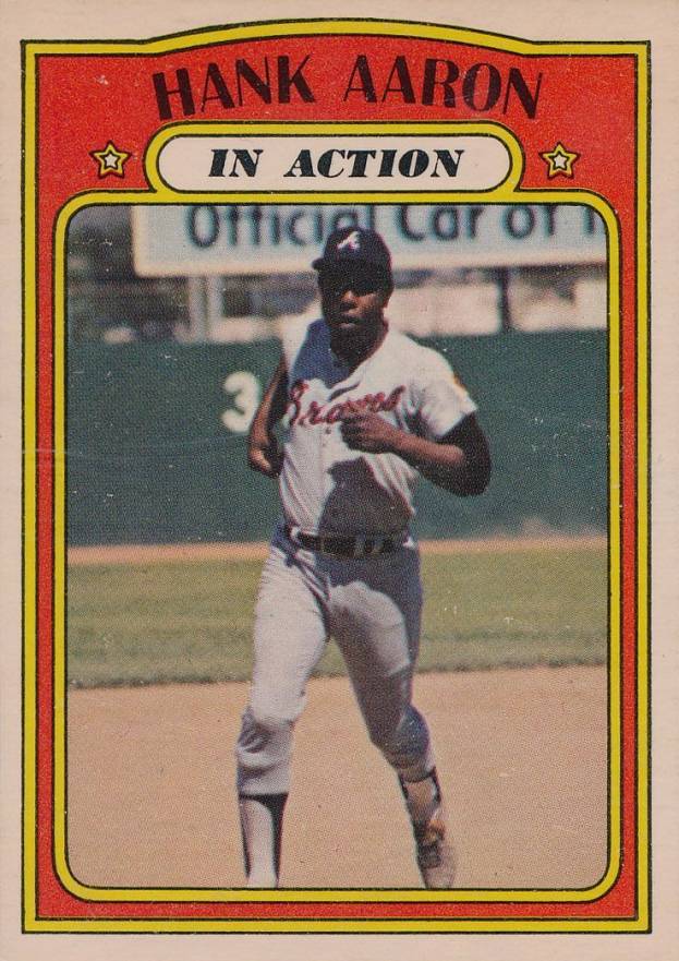 1972 O-Pee-Chee Hank Aaron #300 Baseball Card