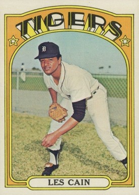 1972 Topps Les Cain #783 Baseball Card