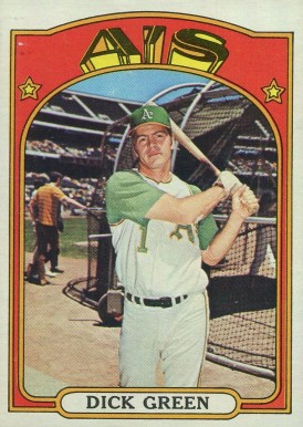 1972 Topps Dick Green #780 Baseball Card