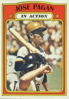 1972 Topps Jose Pagan #702 Baseball Card