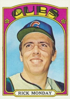 1972 Topps Rick Monday #730 Baseball Card