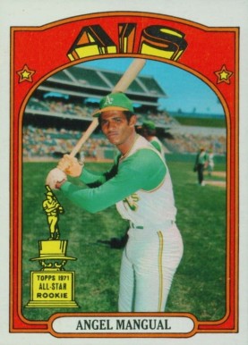 1972 Topps Angel Mangual #62 Baseball Card