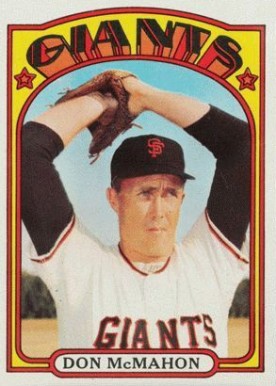 1972 Topps Don McMahon #509 Baseball Card