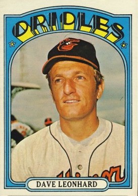 1972 Topps Dave Leonhard #527 Baseball Card