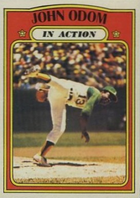 1972 Topps John Odom #558 Baseball Card