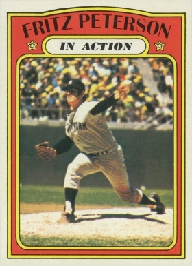 1972 Topps Fritz Peterson #574 Baseball Card