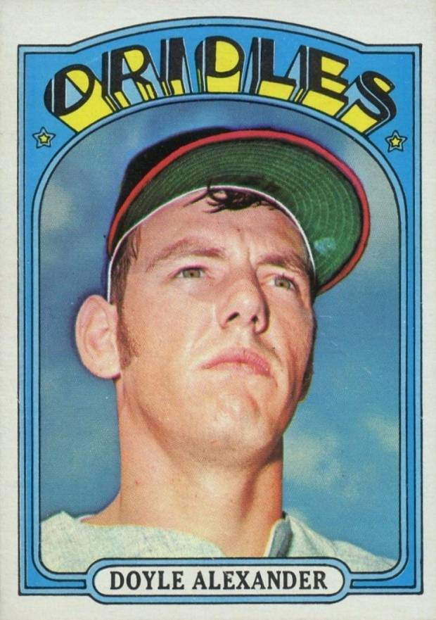 1972 Topps Doyle Alexander #579 Baseball Card