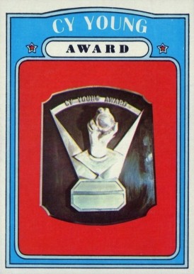 1972 Topps Cy Young Award #623 Baseball Card