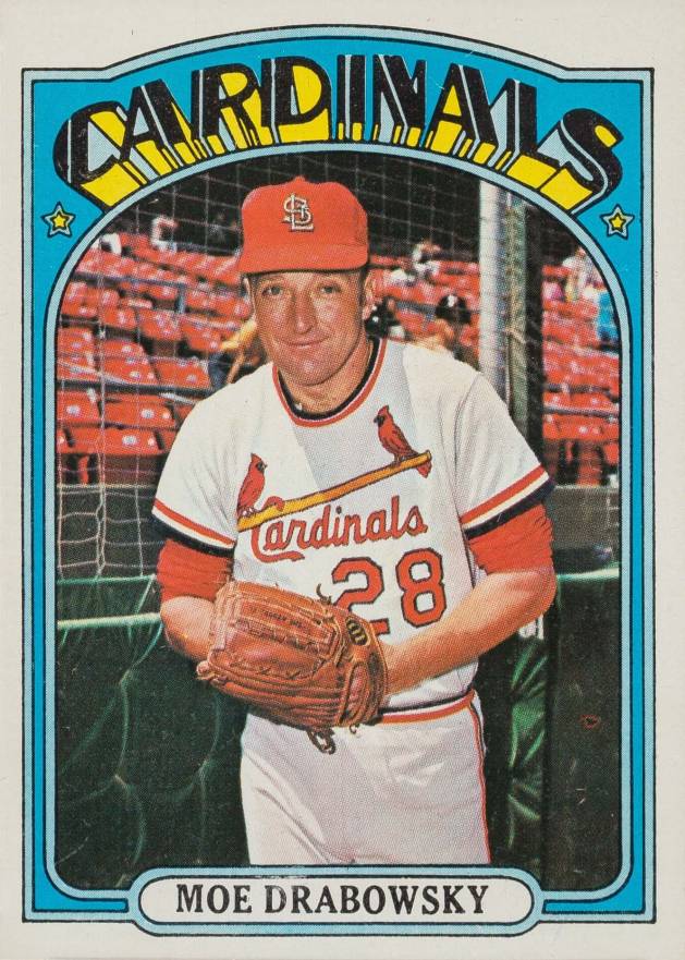 1972 Topps Moe Drabowsky #627 Baseball Card