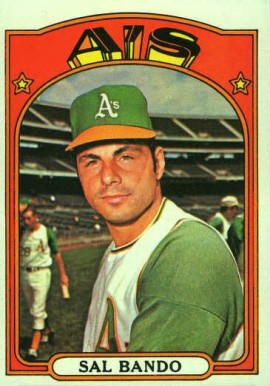 1972 Topps Sal Bando #650 Baseball Card