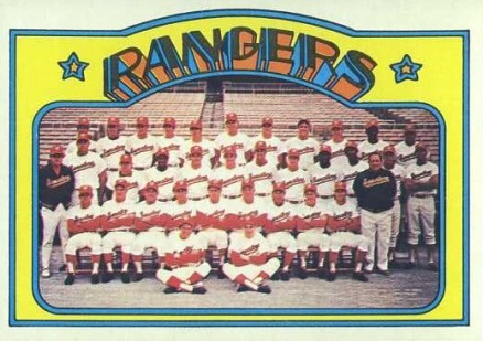 1972 Topps Rangers Team #668 Baseball Card